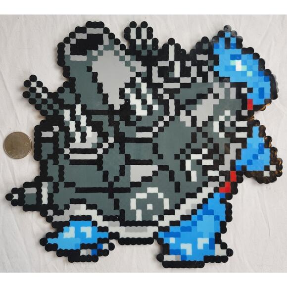 Gigantamax Blatoise Menu Icon Perler Bead Pixel Art - Picture 1 of 2
